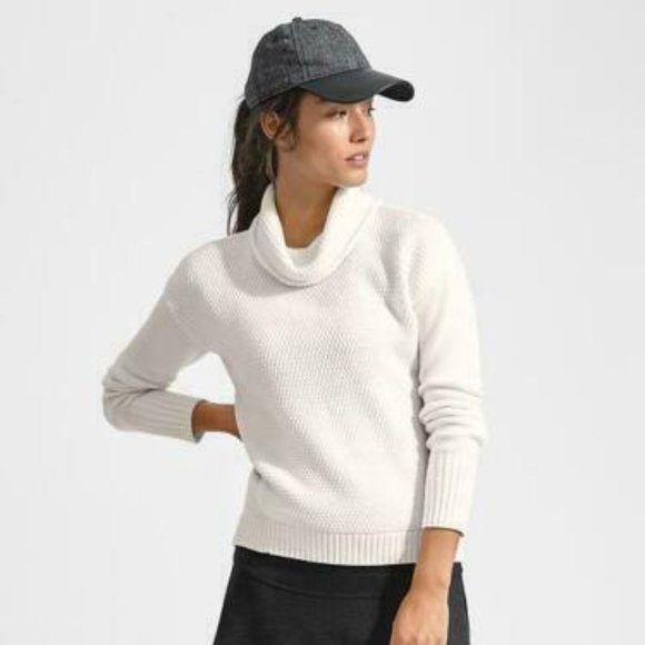 Athleta Sweaters - Athleta Breckenridge Knit Sweater Dove H11141